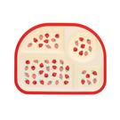 rex-little-strawberry-baby-toddler-divider-plate - Rex Little Strawberry Baby & Toddler Divider Plate