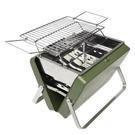 rex-portable-suitcase-bbq-khaki-green - Rex Portable Suitcase BBQ Khaki Green