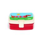rex-sunny-sausage-box-lunch-box-with-tray - Rex Sunny Sausage Box Lunch Box with Tray 