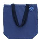 rex-two-tone-cotton-tote-bag - Rex Two-Tone Cotton Tote Bag Indigo Blue