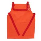rex-two-tone-utility-apron-coral - Rex Two-Tone Utility Apron Coral