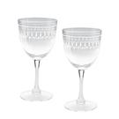 rex-vintage-etched-wine-glasses-set-of-2 - Rex Vintage Etched Wine Glasses Set of 2