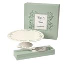 rhs-mistletoe-cake-stand-ivory - RHS Mistletoe Cake Stand-Ivory