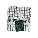 samuel-lamont-poli-dri-tea-towel-black-sheep-set-of-2 - Samuel Lamont Poli Dri Tea Towel Black Sheep Set of 2
