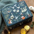 sara-miller-12-days-of-christmas-deep-rectangular-tin - Sara Miller 12 Days of Christmas Deep Rectangular Tin