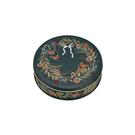sara-miller-christmas-wreath-round-tin - Sara Miller Christmas Wreath Round Tin