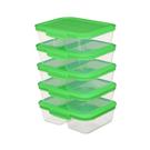 sistema-nest-it-meal-prep-5-pack-870ml - Sistema Nest It Meal Prep 870ml Set of 5 
