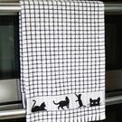 samuel-lamont-poli-dri-tea-towel-black-cat - Samuel Lamont Poli Dri Tea Towel Black Cat