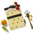 snack-n-go-reusable-snack-bag--bee - Roll'Eat Snack N Go Bee 