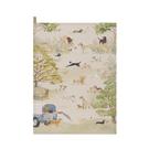 sophie-allport-tails-trails-scene-tea-towel - Sophie Allport Tails & Trails Scene Tea Towel