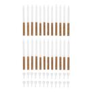 tala-gold-glitter-candles-with-holders-24 - Tala Gold Glitter Candles Pack of 24 
