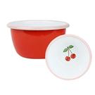 talking-tables-bon-amour-enamel-dip-bowl-cherry-8cm - Talking Tables Bon Amour Enamel Dip Bowl Cherry 8cm
