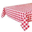 talking-tables-bon-apetit-gingham-fabric-tablecloth-red - Talking Tables Bon Appetit Red & White Fabric Gingham Tablecloth