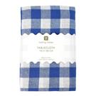 talking-tables-bon-appetit-blue-white-fabric-gingham-tablecloth - Talking Tables Bon Appetit Blue & White Fabric Gingham Tablecloth