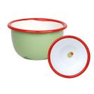 talking-tables-bon-appetit-enamel-bowl-olive-10cm - Talking Tables Bon Appetit Olive Enamel Bowl 10cm