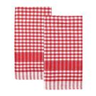 talking-tables-bon-appetit-gingham-fabric-napkins-red-2-pack - Talking Tables Bon Appetit Red & White Fabric Gingham Napkins-Tea Towels 2 Pack