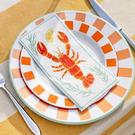 talking-tables-bon-appetit-guest-napkin-lobster - Talking Tables Bon Appetit Guest Napkin Lobster