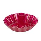 talking-tables-scalloped-metal-candle-holder-5cm-pink - Talking Tables Scalloped Pink Metal Dinner Candle Holder