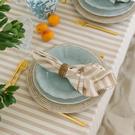 torres-novas-barra-beige-stripe-napkins-50x50cm - Torres Novas Barra Beige Stripe Napkins Set of 4