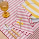 torres-novas-barra-pink-stripe-napkins-50x50cm - Torres Novas Barra Pink Stripe Napkins Set of 2