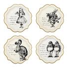 truly-alice-medium-plate-pk-12 - Truly Alice Mad Hatter Paper Party Plates 12 pk