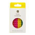 tt-bright-twirl-birthday-candles-8pk - Talking Tables Colourful Bright Twirl Birthday Candles 8pk