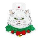 tt-christmas-crochet-cat-collar - Talking Tables Christmas Crochet Cat Collar