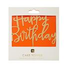 tt-luxe-happy-birthday-acr-cake-topper - TT Luxe Gold Happy Birthday Cake Topper