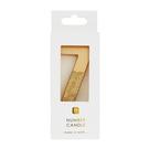 tt-we-heart-birthdays-gold-glitter-number-7-candle - TT We Heart Birthdays Gold Glitter Number 7 Candle
