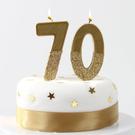 tt-we-heart-birthdays-gold-glitter-number-7-candle - TT We Heart Birthdays Gold Glitter Number 7 Candle