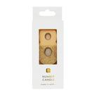 tt-we-heart-birthdays-gold-glitter-number-8-candle - TT We Heart Birthdays Gold Glitter Number 8 Candle