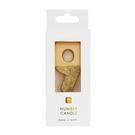 tt-we-heart-birthdays-gold-glitter-number-9-candle - TT We Heart Birthdays Gold Glitter Number 9 Candle