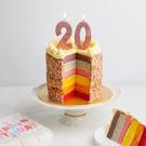 tt-we-heart-birthdays-rose-gold-glitter-number-2-candle - TT We Heart Birthdays Rose Gold Glitter Number 2 Candle