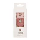 tt-we-heart-birthdays-rose-gold-glitter-number-8-candle - TT We Heart Birthdays Rose Gold Glitter Number 8 Candle