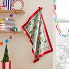 ulster-weavers-christmas-cats-seafoam-tea-towel - Ulster Weavers Christmas Cats Seafoam Tea Towel