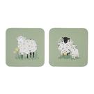 ulster-weavers-woolly-sheep-coaster-4pck - Ulster Weavers Woolly Sheep Coasters Pack of 4