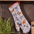 uw-dog-days-ovenglove-gauntlet - Ulster Weavers Dog Days Grey Gauntlet Oven Glove