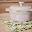 uwv-woolly-sheep-green-pot-mat - Ulster Weavers Woolly Sheep Green Pot Mat