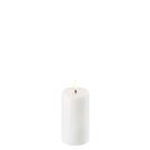 uyuni-led-candle-5-8x10-1cm-nordic-white-smooth - Uyuni Lighting Led Pillar Candle Nordic White Smooth 5.8x10.1cm