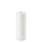 uyuni-led-candle-7-8x20cm-nordic-white-smooth - Uyuni Lighting Led Pillar Candle Nordic White Smooth 7.8x20cm