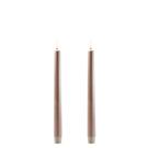 uyuni-led-slim-taper-candle-sandstone-smooth - Uyuni Lighting Taper Candle Sandstone Smooth Set of 2