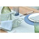 walton-co-carousel-stripe-sky-bread-basket - Walton & Co Carousel Stripe Sky Bread Basket 