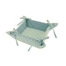 walton-co-carousel-stripe-sky-bread-basket - Walton & Co Carousel Stripe Sky Bread Basket 