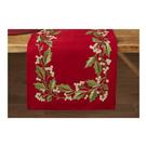 walton-co-red-runner-white-holly-berries-35-x-175-cm - Walton & Co Red Runner White Holly Berries