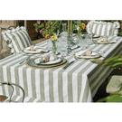 walton-co-wide-stripe-olive-tablecloth-150x240cm - Walton & Co Wide Stride Olive Tablecloth 150x240cm