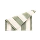 olive-wide-stripe-napkin-set-of-4-46-x-46cm - Walton & Co Olive Green Wide Stripe Napkin Set of 4