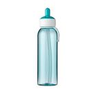 water-bottle-flip-up-campus-500ml-turquiose - Mepal Water Bottle Flip-up Campus Turquoise 500ml