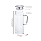 wm-water-carafe-puro-1-8l - Westmark Water Carafe 'Puro' 1.8L