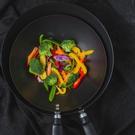 world-of-flavours-oriental-carbon-steel-non-stick-wok-30cm - World of Flavours Oriental Carbon Steel Non-Stick Wok 30cm