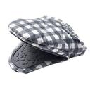 zeal-hot-grab-gingham-fabric-silicone-dark-grey - Zeal Hot Grab Fabric Silicone Dark Grey Gingham 